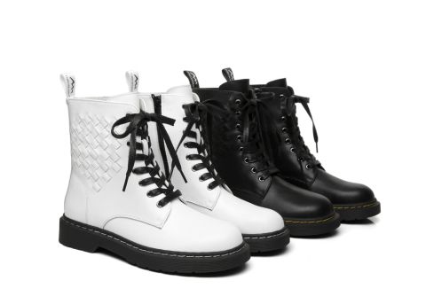 TA Tessa Womens Chunky Boots High Top Lace Up