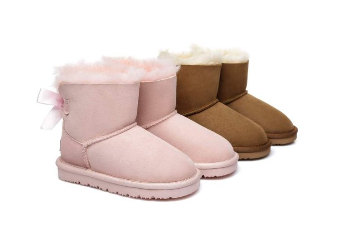 AS Kids Ugg Boots Mini Back Bow Boots