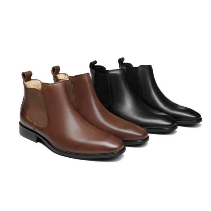 AS Mens Casual Leather Boots Jeremy AS5006