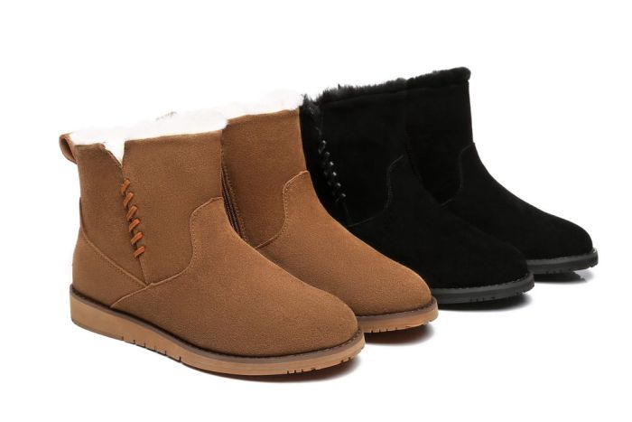 TA Cadence Women's Ankle Boots Suede Ugg Fashion Boots
