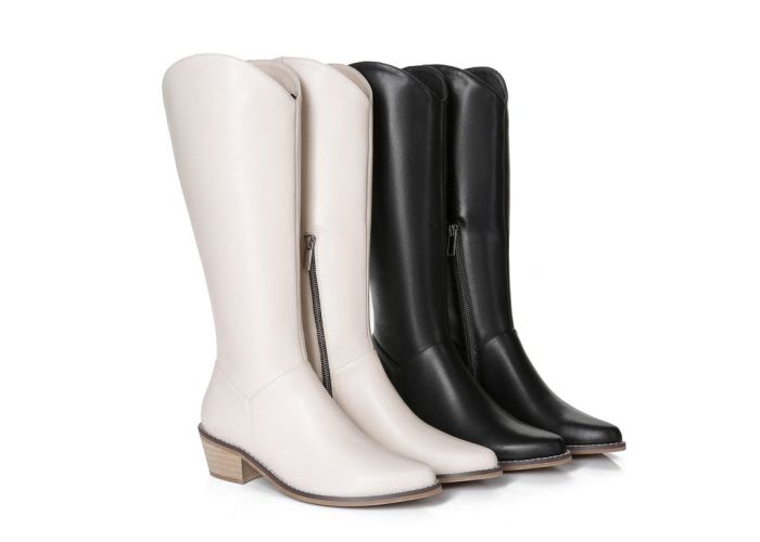 Women Leather Boots Catalina Knee-high